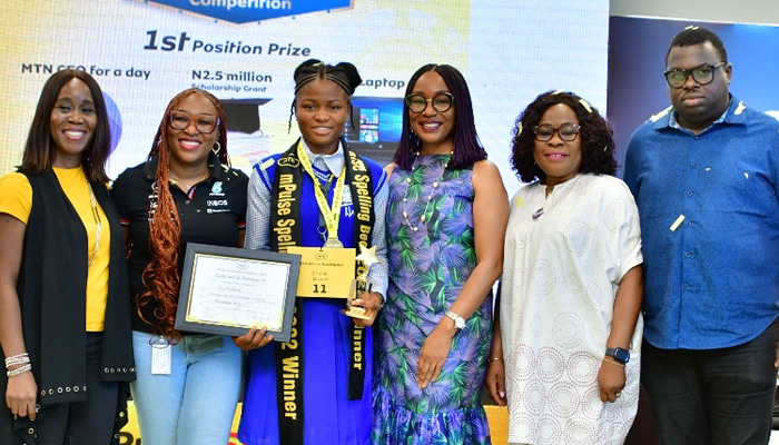 14-year-old wins MTN spelling bee