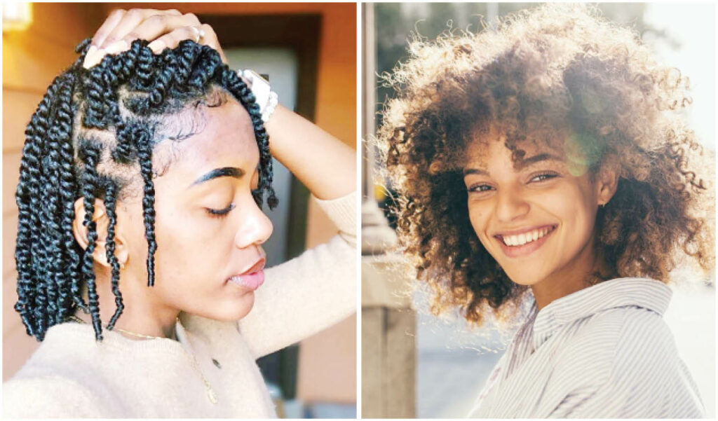 Steps for building a natural hair