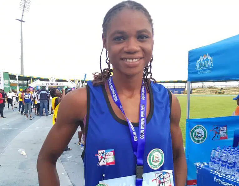 16-Year-Old Athlete wins 5km Ogun women run