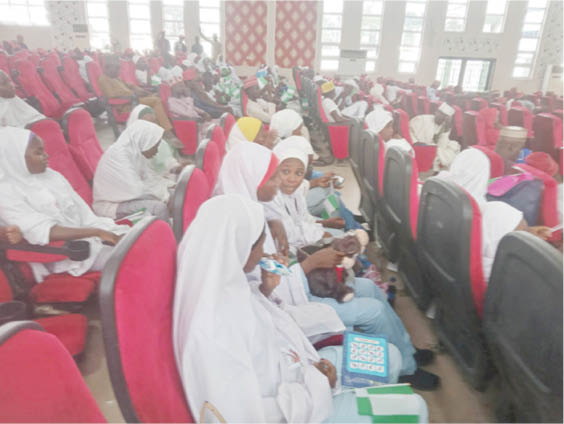 Kano students during 2024 pre independence lecture at the Government House