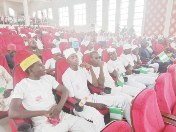 Kano students during 2024 pre independence lecture held at the Government House