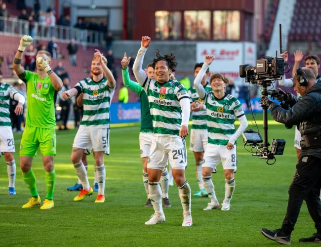 Leaders Celtic brush Hearts aside at Tynecastle