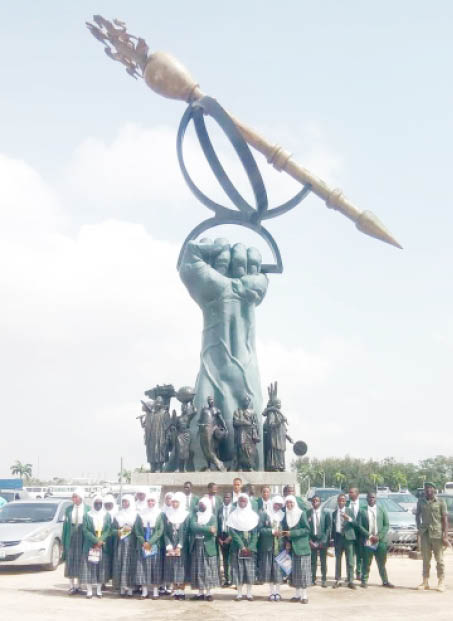 Students of Key Special Academy during an educational Visit to the National Assembly Abuja recently