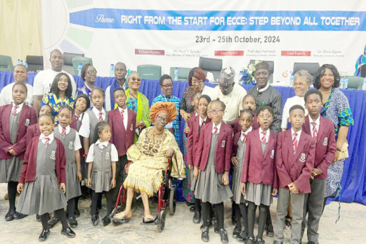 Students of Lead British International School at World Organisation for Early Childhood Education -OMEP 36th Conference in Abuja recently