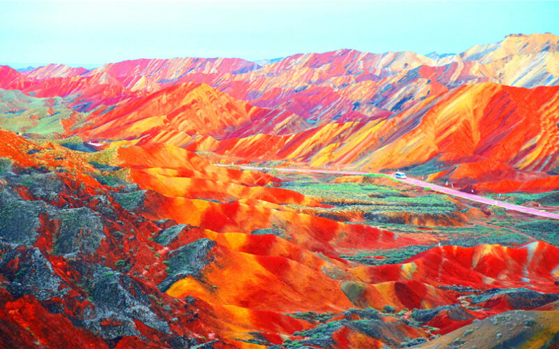 Zhangye Danxia Geopark, China