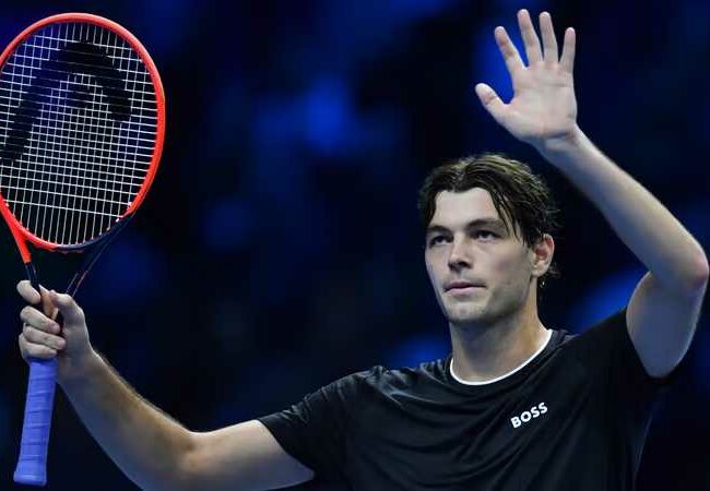 Fritz beats irate Medvedev in ATP Finals opener