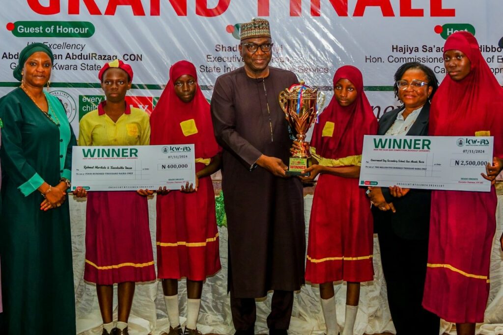 AbdulRazaq Celebrates as Kwara Pupils Win Presidential Debate for 3rd Time