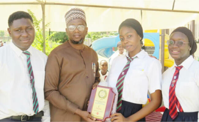 One of the winners of Capital science Academy’s STEAM fair