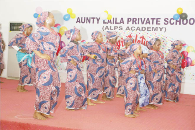 Student of Aunty Laila Private School Kano during their Cultural Day activities