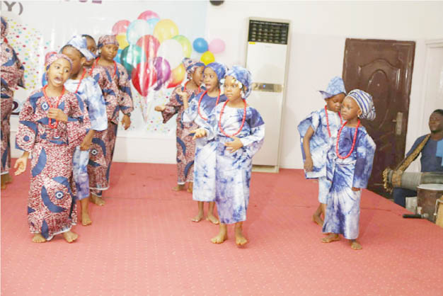 Student of Aunty Laila Private School Kano during their Cultural  Day activities 