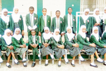 Students of Key Special School, Abuja in a group picture