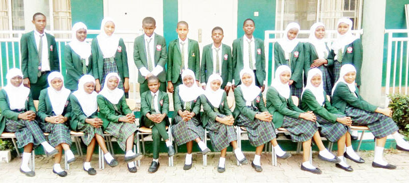 Students of Key Special School, Abuja in a group picture