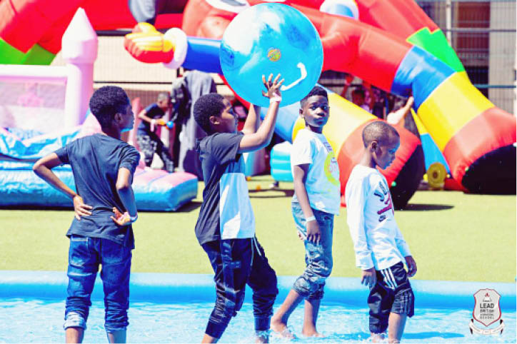 Students of Lead British International School, Abuja enjoying their Funfair event