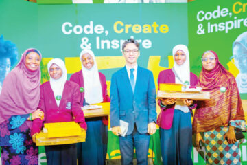 Students of Sweet Haven School, Kano after winning an ICT competition recently