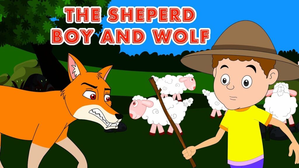The shepherd boy and the wolf