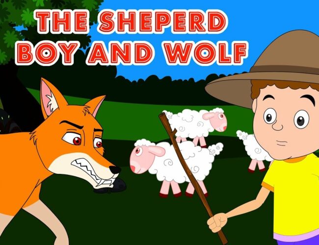 The shepherd boy and the wolf