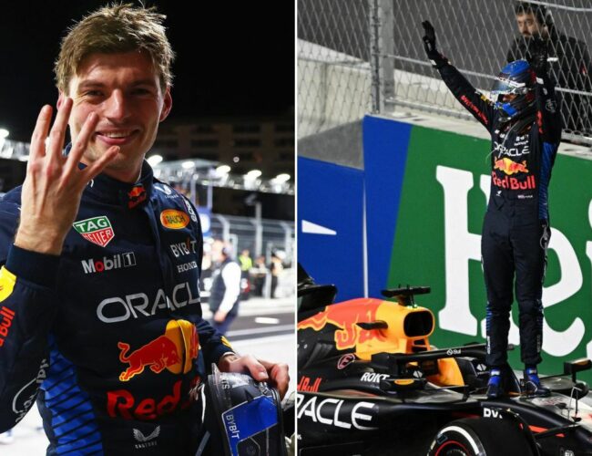 Verstappen wins title as Russell triumphs in Vegas