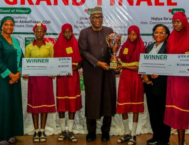 Kwara Schools Win Tax Quiz Competition