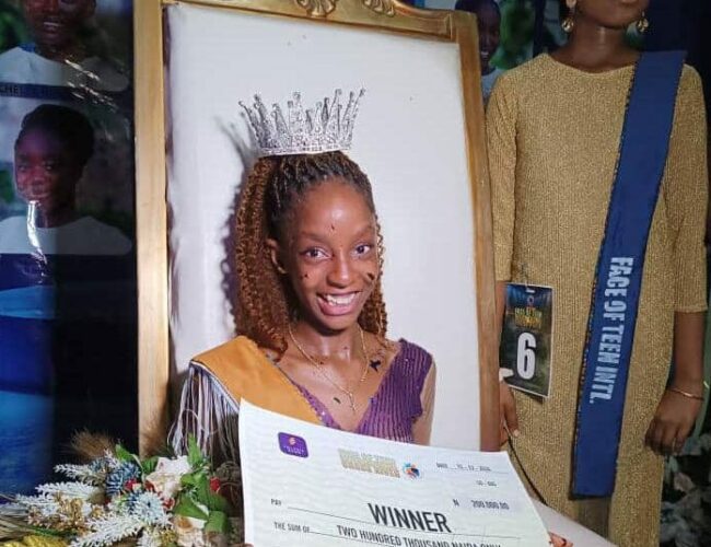 14-year-old wins Face of Teen Beauty Pageant in C’River