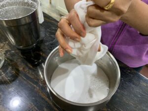How to extract coconut milk at home