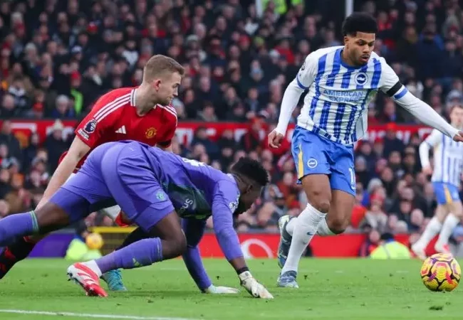 Onana howler helps Brighton to win at Man Utd