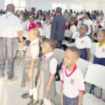 Pupils of Lead British International School, during their Press Assembly