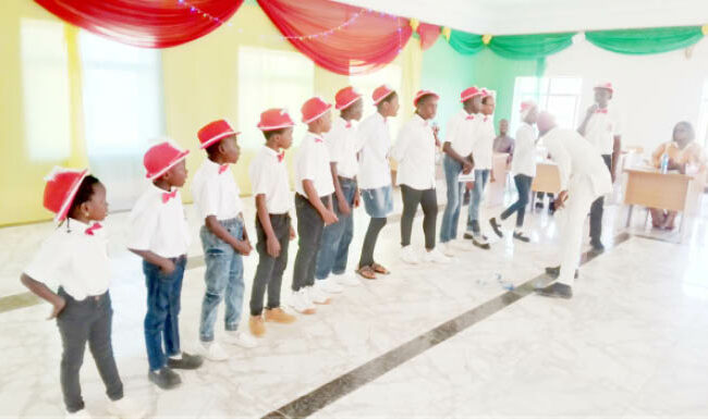 Students of Key Special Academy Celebrating Christmas Carol