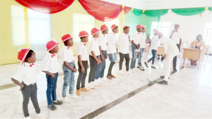 Students of Key Special Academy Celebrating Christmas Carol