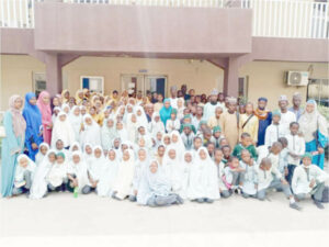 Students of Al -Bayyinah during their visit to Media Trust Group in Kano