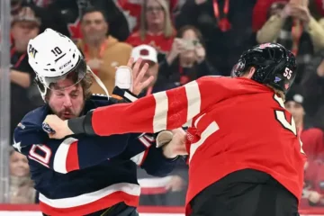 Three fights in first nine seconds as US beat Canada