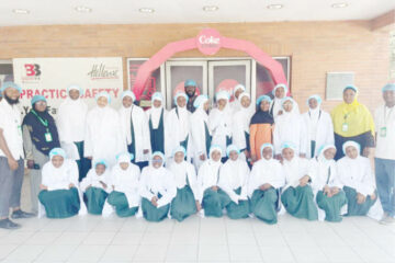 Students of I Scholars International Academy during their excursion to Coca cola Bottling company