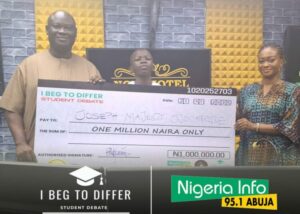 14-yr-old GDSS, Karu student wins Nigeria Info’s ‘I Beg to Differ’ Season 2