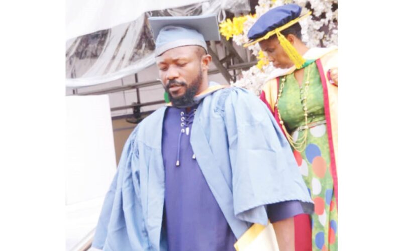 Adekunle Olusegun Michael Itopa NOUN best graduating student