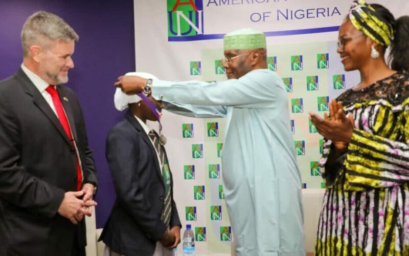 Atiku meets IDP Girl turned International Chess Champion