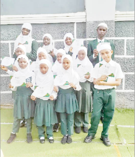 Award of certificates to student of creative writing at I Scholars International Academy Gwarinpa, Abuja