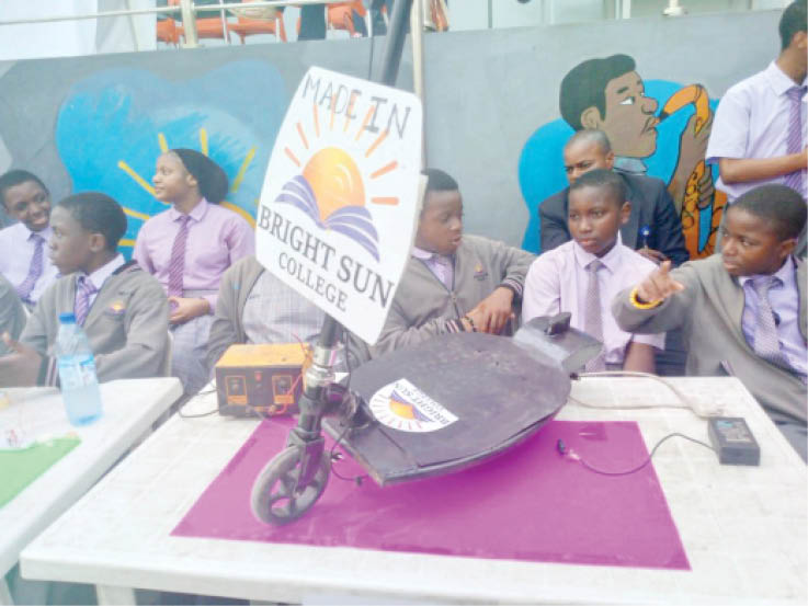 Bright Sun College organizes a science and art exhibition tagged: STEAM FAIR