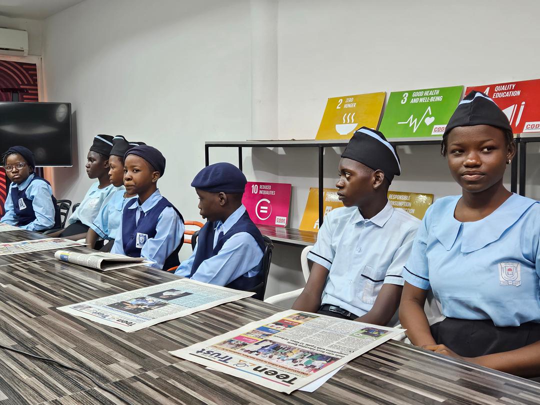 Children’s Day: 14yr-old student acts as one-day CEO at CODE Africa, call on leaders to prioritise education