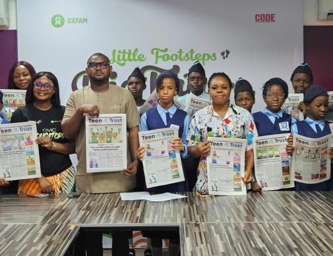 Children’s Day: 14yr-old student acts as one-day CEO at CODE Africa, call on leaders to prioritise education
