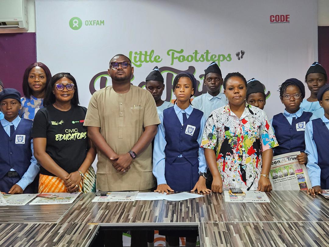 Children’s Day: 14yr-old student acts as one-day CEO at CODE Africa, call on leaders to prioritise education