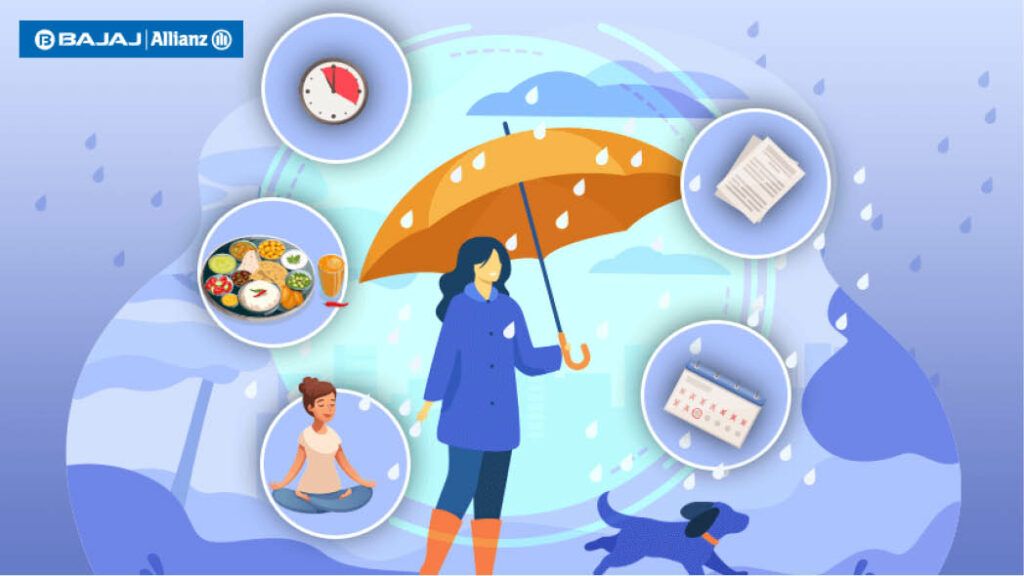 Stay healthy during the rainy season