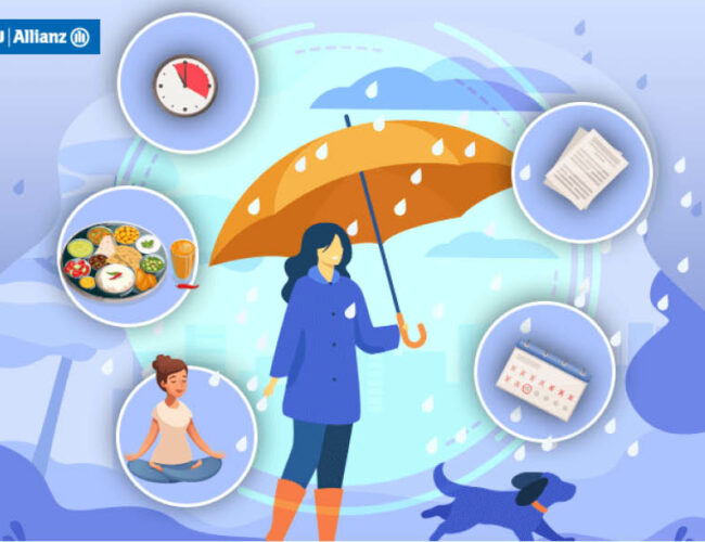 Stay healthy during the rainy season