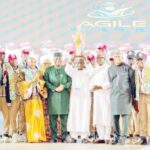 Kano Students with Ministers of Education, Dr Tunji Alausa and Prof Suwaiba Ahmed and other dignitries after winning Gold medals at AGILE games