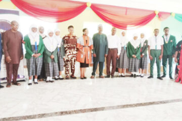 Students of Key Special Academy during a debate on artificial intelligience