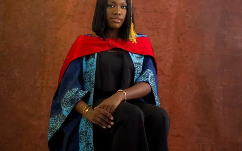 Miss Isioma Nwosu, the overall best student of Lagos State University