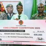 Five students win over N1 million cash prize in COAS literary competition