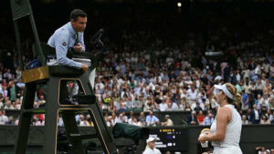 ‘They stole the game’ – electronic line call fails at Wimbledon