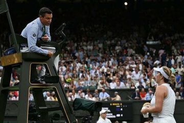 ‘They stole the game’ – electronic line call fails at Wimbledon