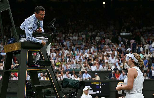 ‘They stole the game’ – electronic line call fails at Wimbledon