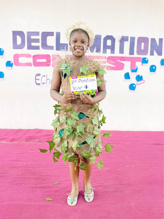 Winners of Lead British International School, Abuja Primary school Declamation Contest