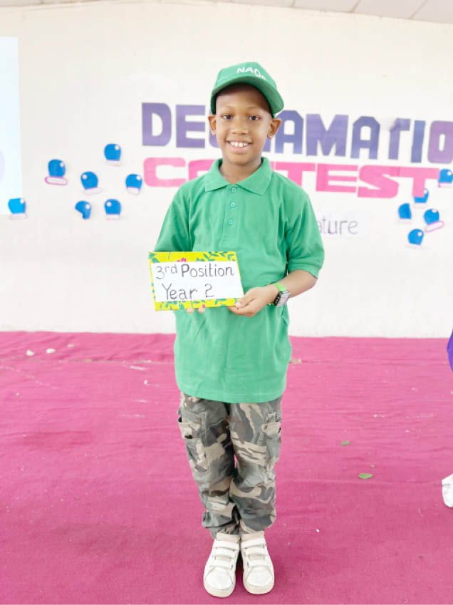Winners of Lead British International School, Abuja Primary school Declamation Contest